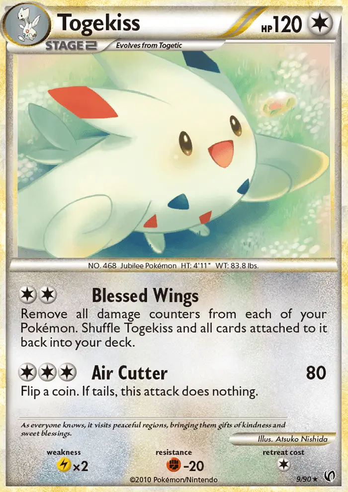 Togekiss 9 — HS—Undaunted 9, Holofoil finish