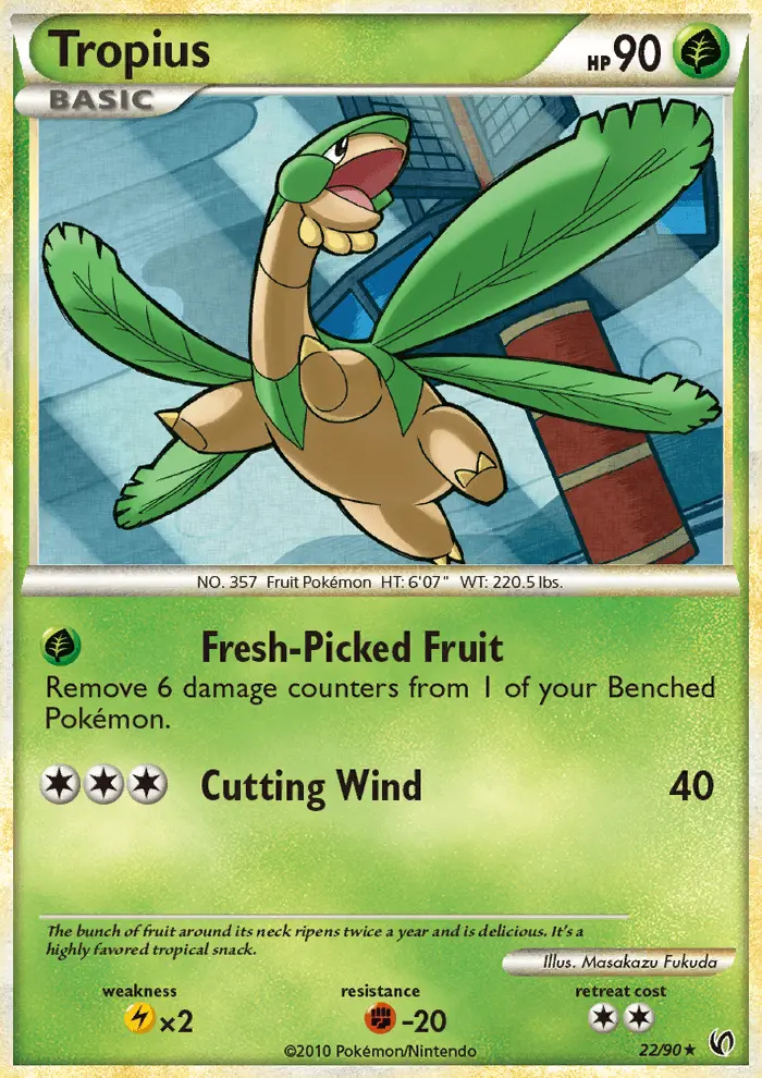 Tropius 22 card from HS—Undaunted