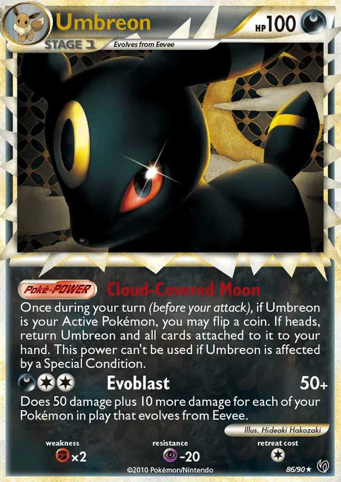 Umbreon 86 — the most expensive HS—Undaunted card
