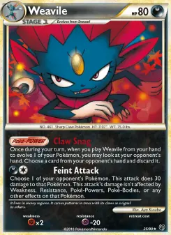 Weavile 25 — HS—Undaunted