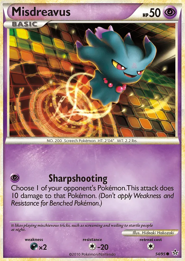 Misdreavus 54 card from HS—Unleashed