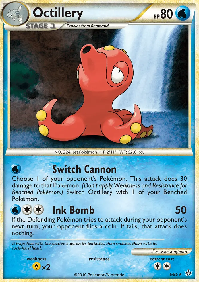 Octillery 6 card from HS—Unleashed