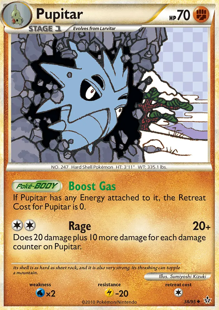 Pupitar 38 card from HS—Unleashed