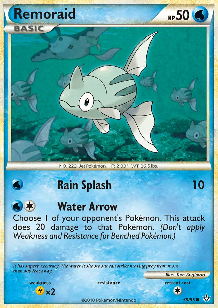 Remoraid 59 card from HS—Unleashed