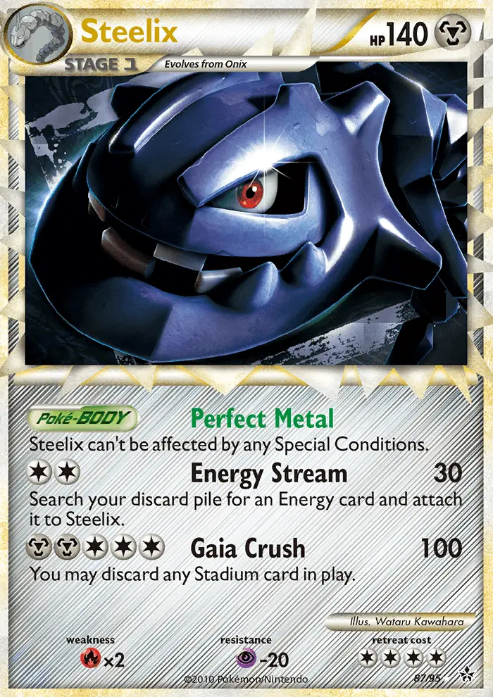 Steelix 87 — HS—Unleashed 87, Holofoil finish