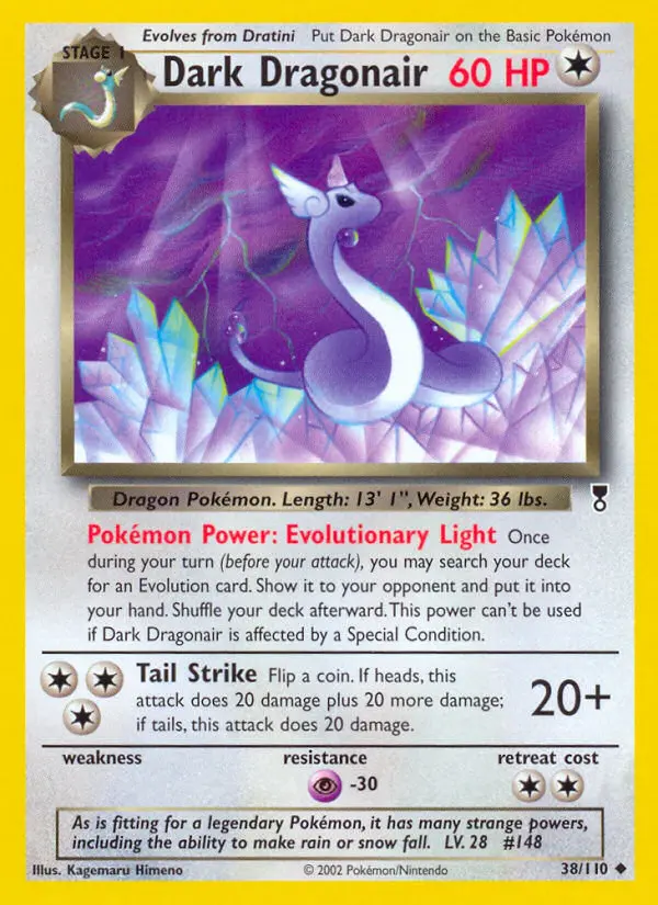 Dark Dragonair 38 card from Legendary Collection