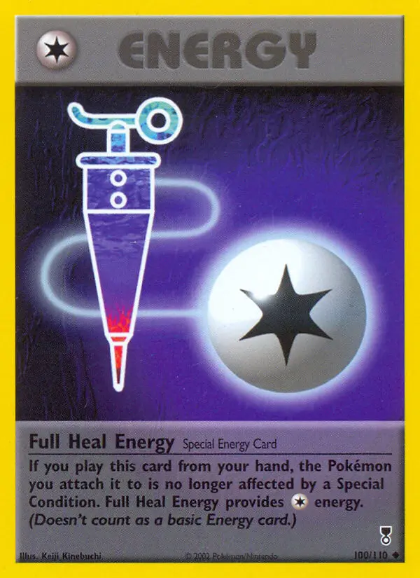 Full Heal Energy 100 card from Legendary Collection