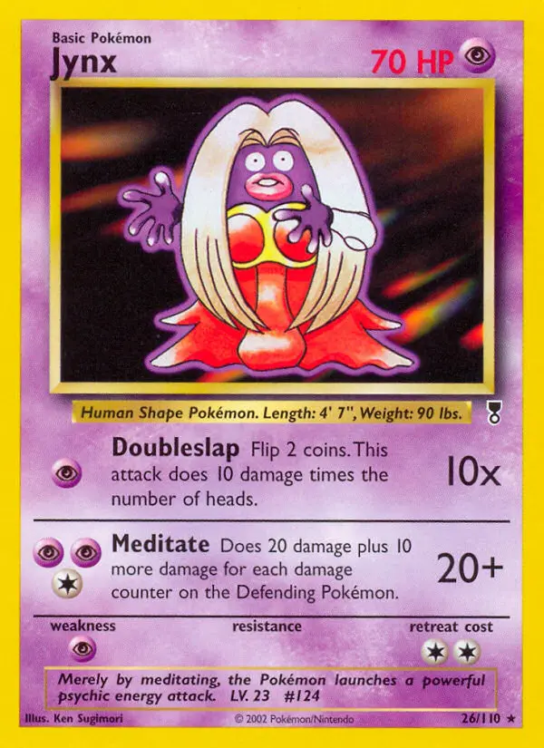 Jynx 26 card from Legendary Collection