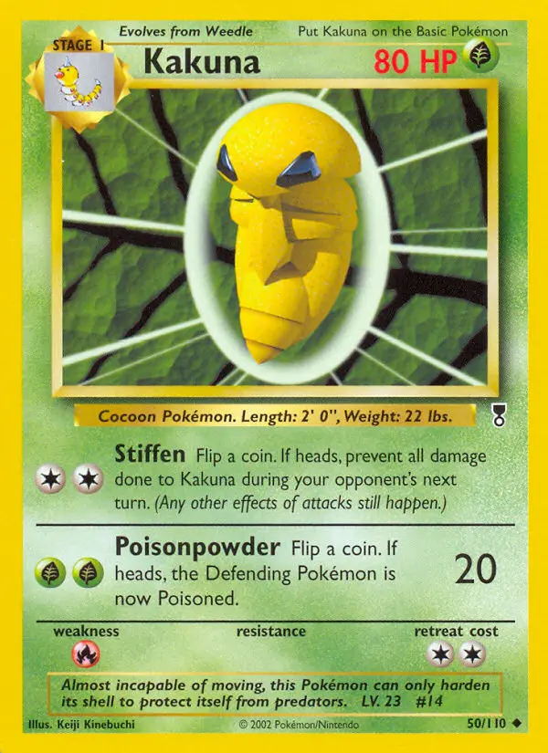 Kakuna 50 card from Legendary Collection