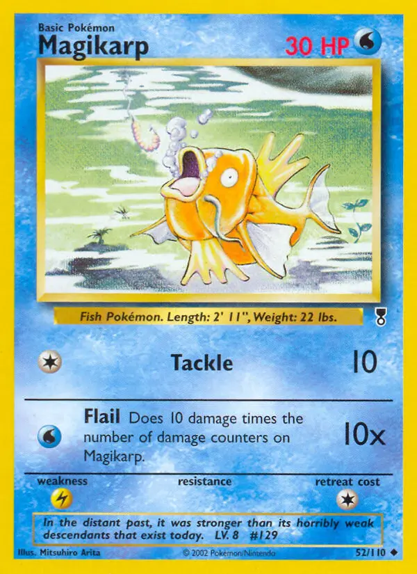 Magikarp 52 card from Legendary Collection