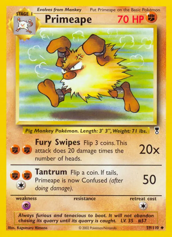 Primeape 59 — the most expensive Primeape card