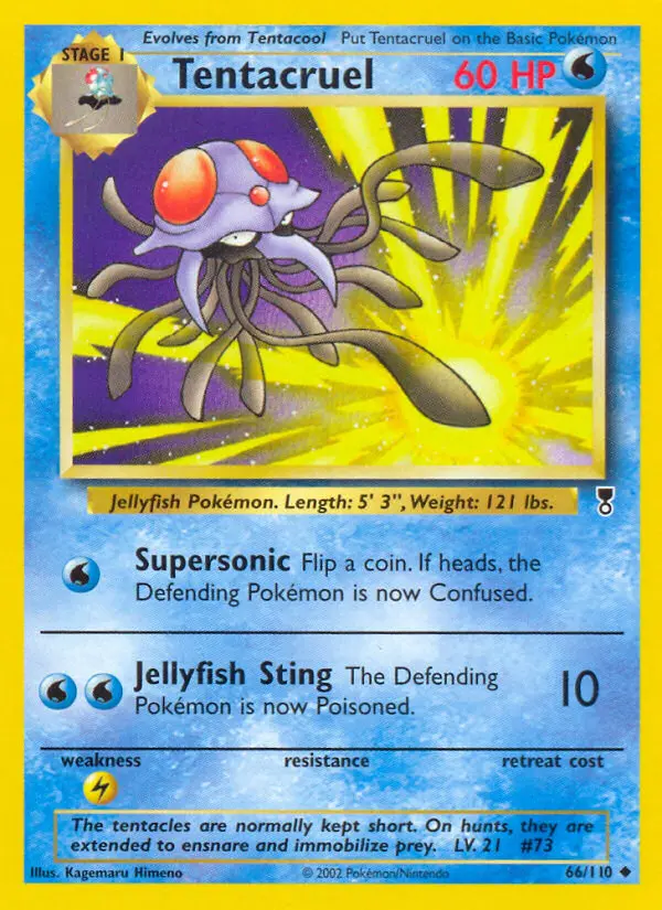 Tentacruel 66 card from Legendary Collection