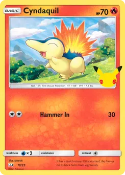 Cyndaquil 10 — McDonald's Collection 2021