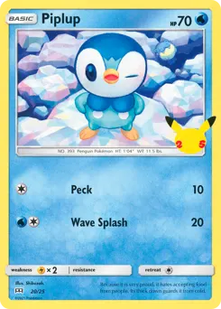 Piplup 20 — McDonald's Collection 2021
