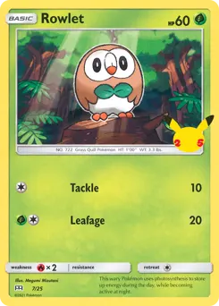Rowlet 7 — McDonald's Collection 2021