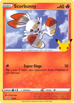Scorbunny 16 — McDonald's Collection 2021