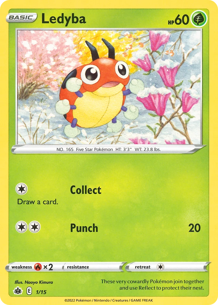 Ledyba 1 card from McDonald's Collection 2022