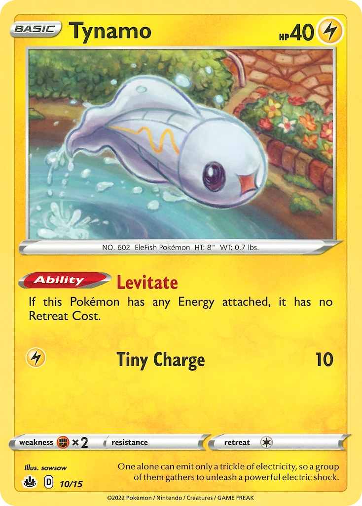 Tynamo 10 card from McDonald's Collection 2022