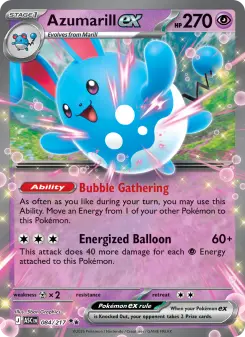 Azumarill ex — Ascended Heroes #84