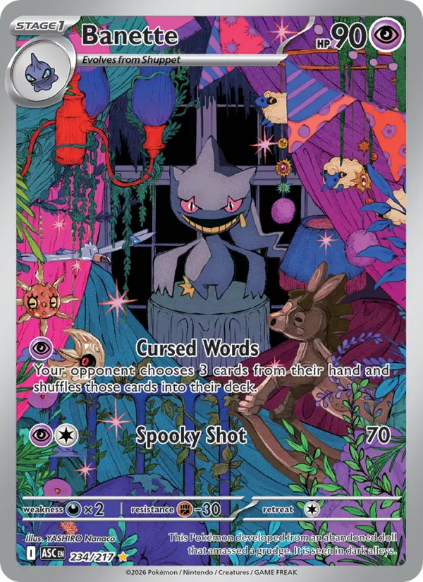 Banette 234 — Ascended Heroes 234, Holofoil finish