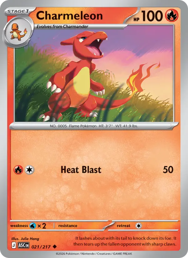 Charmeleon 21 card from Ascended Heroes