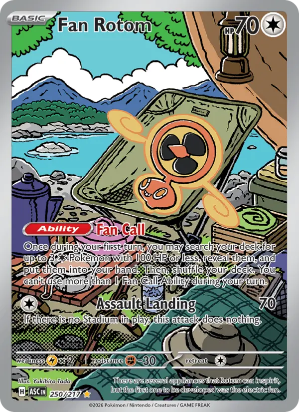 Fan Rotom 250 — Ascended Heroes 250, Holofoil finish