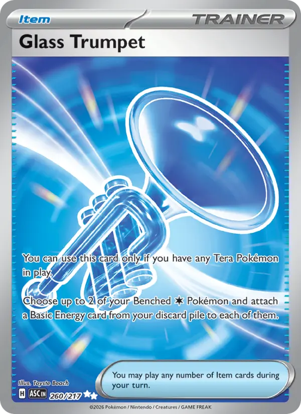Glass Trumpet 260 — Ascended Heroes 260, Holofoil finish