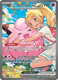 Lillie's Clefairy ex — Ascended Heroes #280