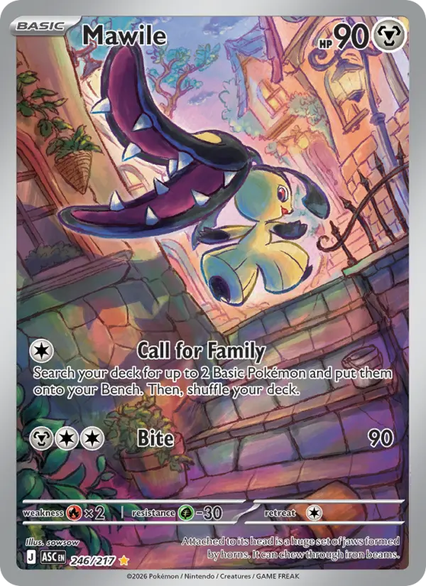 Mawile 246 card from Ascended Heroes