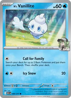 N's Vanillite — Ascended Heroes 49