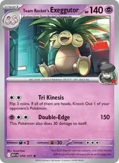 Team Rocket's Exeggutor — Ascended Heroes #78