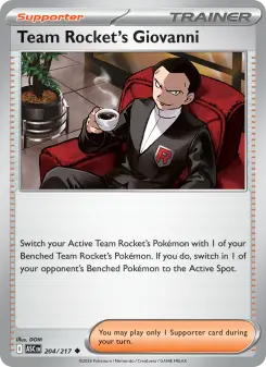 Team Rocket's Giovanni — Ascended Heroes 204