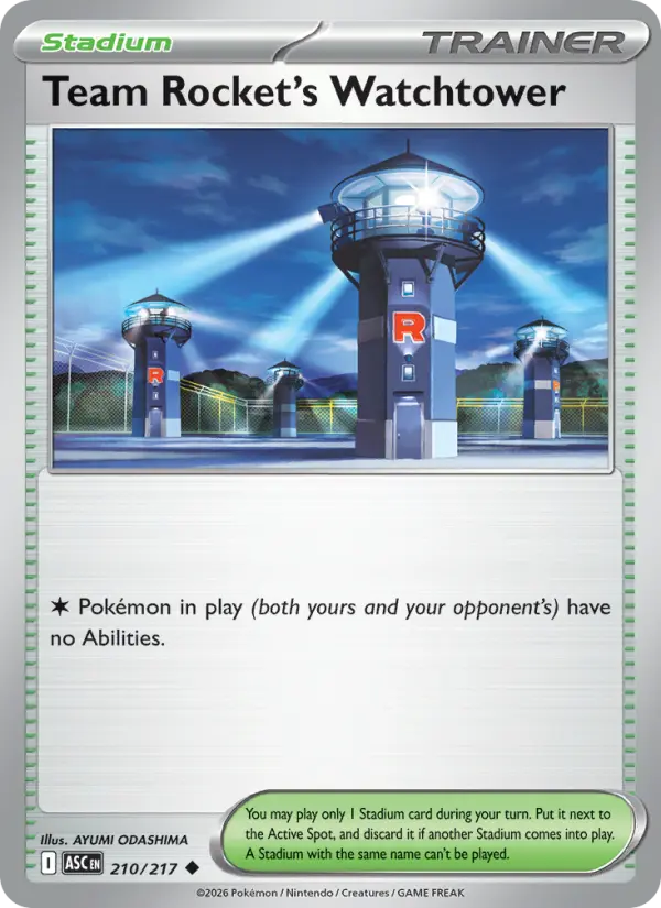Team Rocket's Watchtower 210 — Ascended Heroes 210, Normal finish