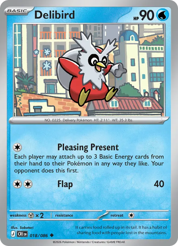 Delibird 18 — Chaos Rising 18, Normal finish