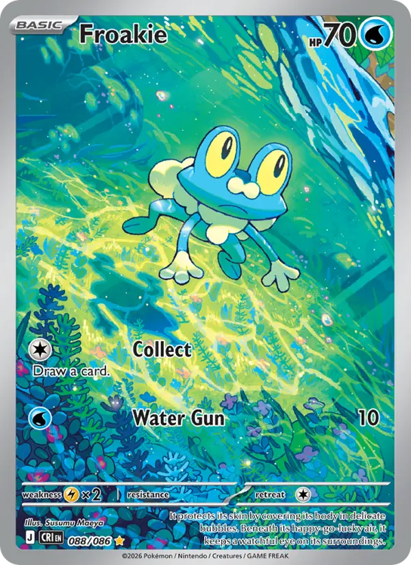 Froakie 88 — Chaos Rising 88, Holofoil finish