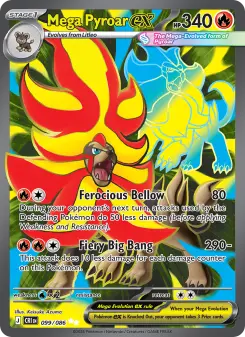 Mega Pyroar ex 99 — Chaos Rising