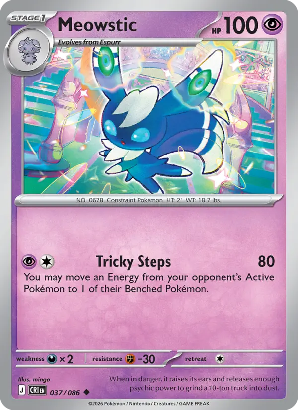 Meowstic 37 — Chaos Rising 37, Normal finish