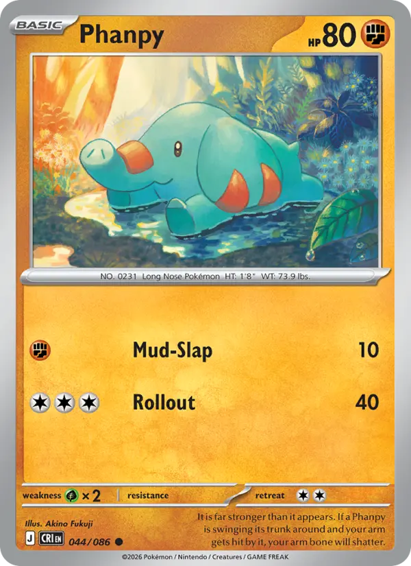 Phanpy 44 — Chaos Rising 44, Normal finish