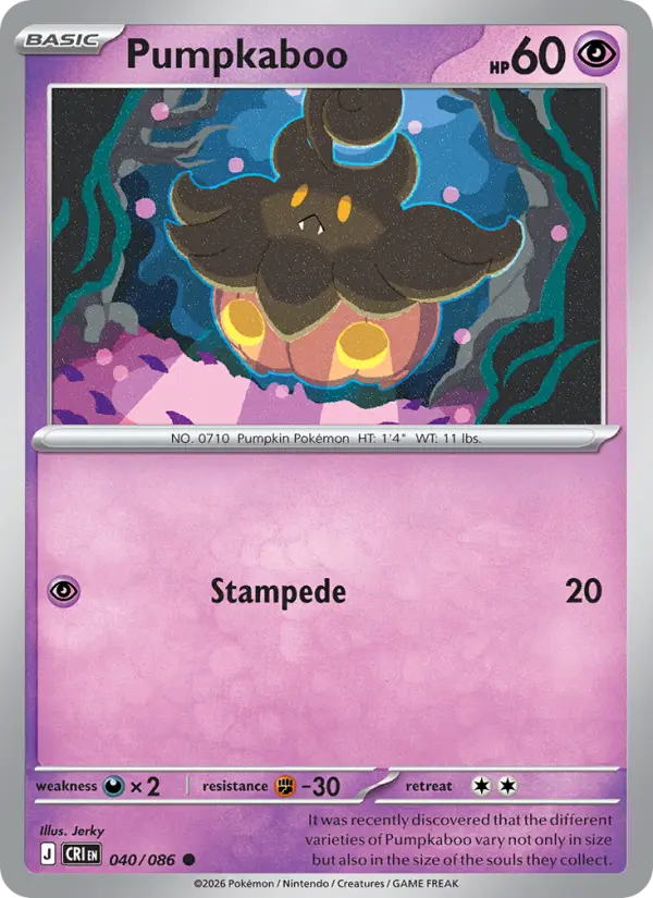 Pumpkaboo 40 — Chaos Rising 40, Normal finish