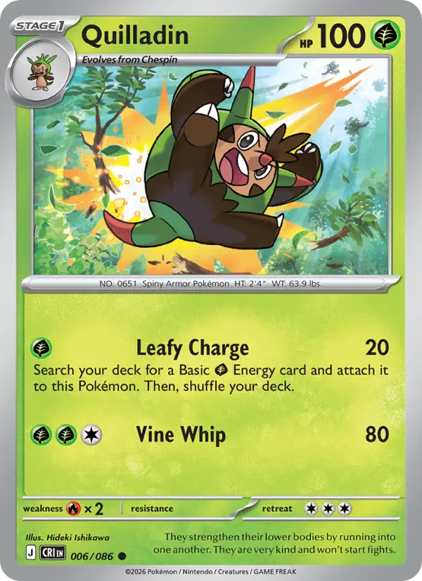 Quilladin 6 — Chaos Rising 6, Normal finish