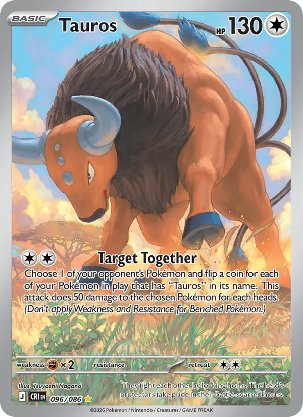 Tauros 96 — Chaos Rising 96, Holofoil finish