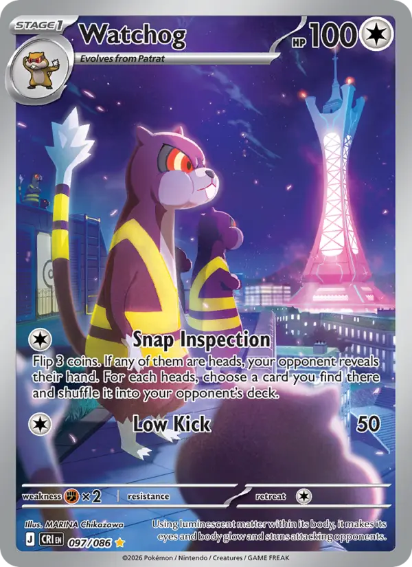 Watchog 97 card from Chaos Rising