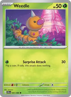 Weedle — McDonald's Collection 2014 #1