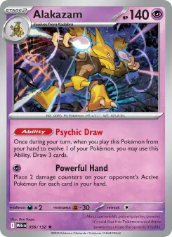Alakazam — Mega Evolution #56