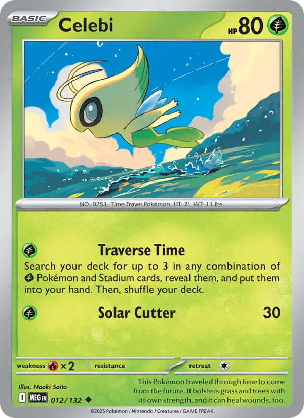 Celebi 12 — Mega Evolution 12, Normal finish