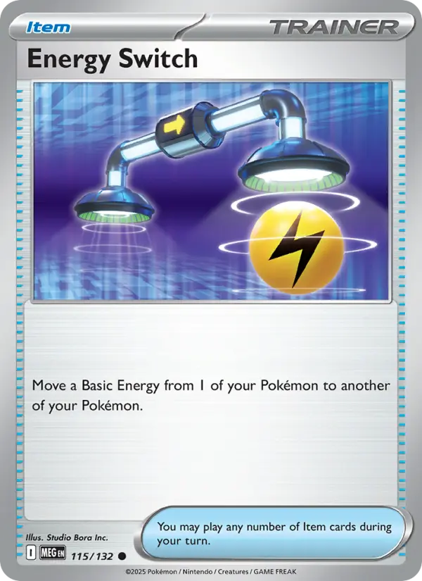 Energy Switch 115 card from Mega Evolution