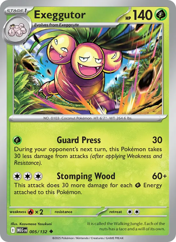 Exeggutor 5 — Mega Evolution 5, Normal finish