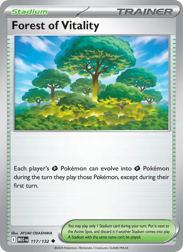 Forest of Vitality 117 — Mega Evolution 117, Normal finish