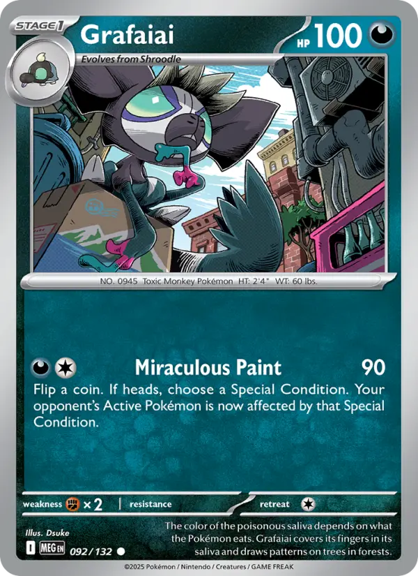 Grafaiai 92 — Mega Evolution 92, Normal finish