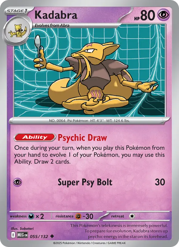 Kadabra 55 — Mega Evolution 55, Normal finish
